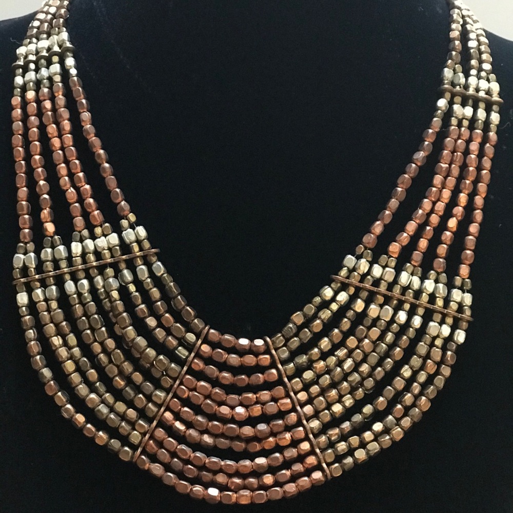 Multicolor statement piece necklace